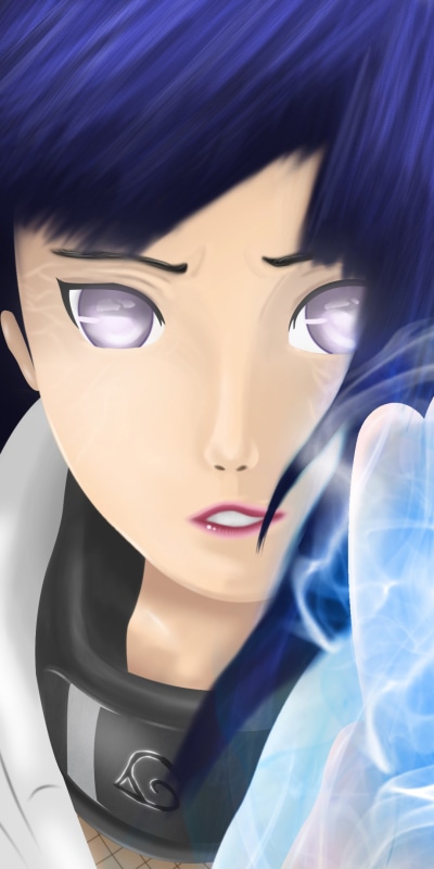 Anime Naruto, Hinata Hyuga, 1080x2160
