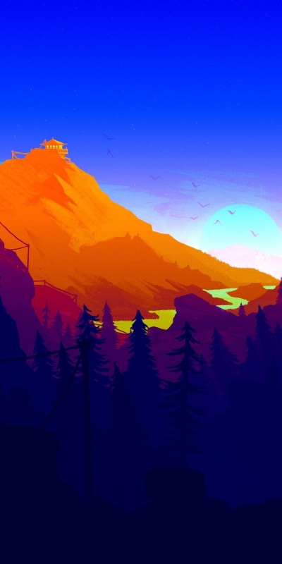 Video Game Firewatch, 1080x2160