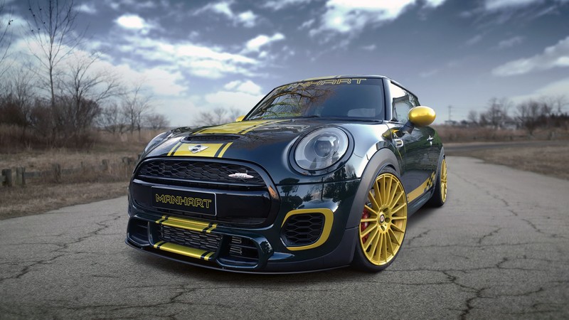 Manhart Racing Mini F300, race car, BRG