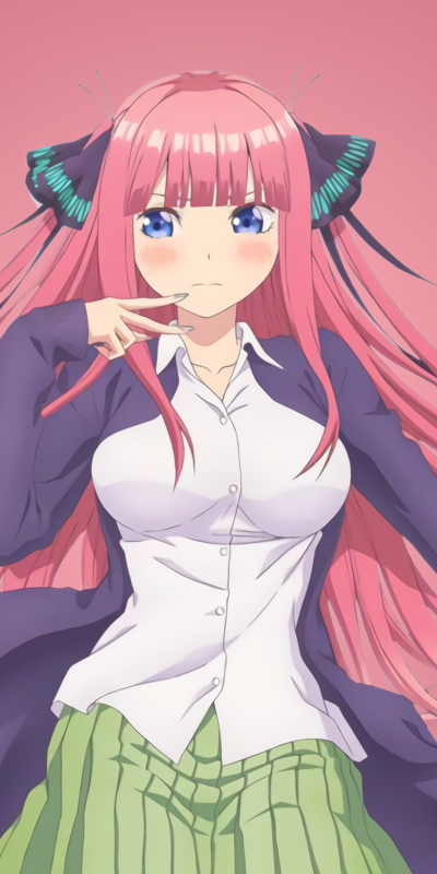 Anime The Quintessential Quintuplets, 5-Toubun No Hanayome, Nino Nakano, 1080x2160