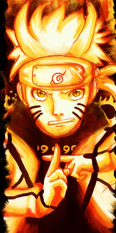 Anime Naruto, Naruto Uzumaki, 1080x2160