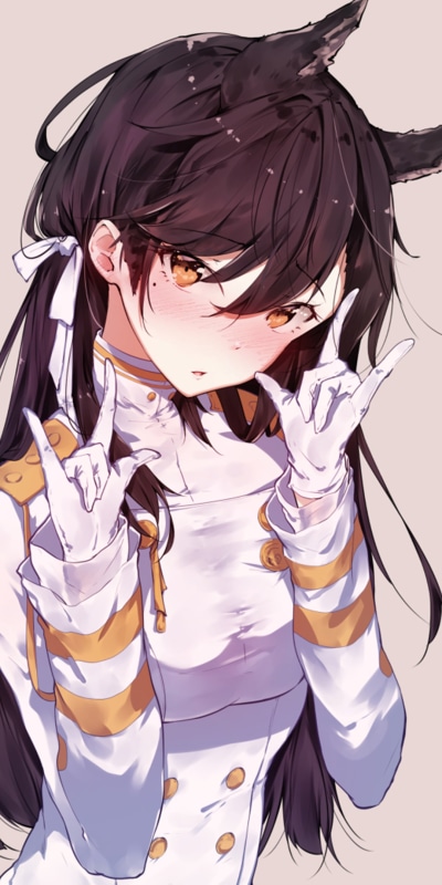 Anime Azur Lane, Atago (Azur Lane), Video Game, 1080x2160