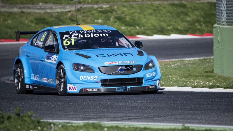 Volvo S60, Polestar, TC1, WTCC, sport cars, blue