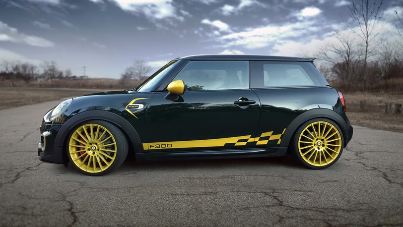 Manhart Racing Mini F300, race car, BRG