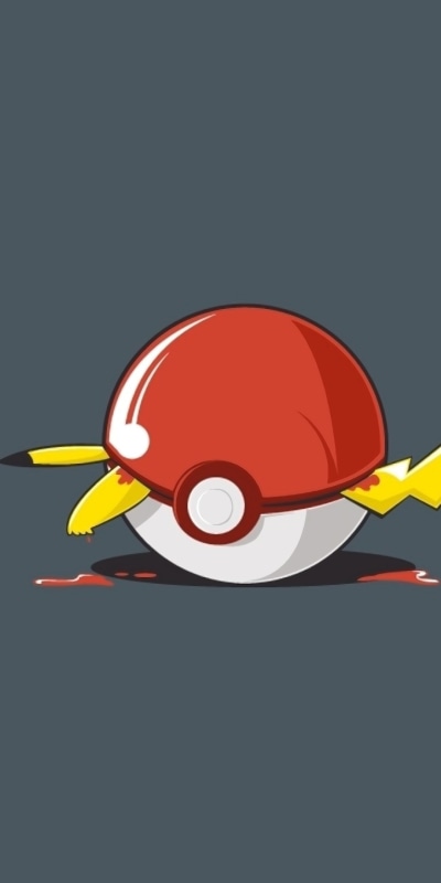 Anime Pokémon, Pikachu, Pokeball, 1080x2160