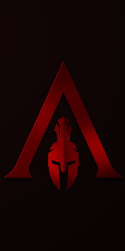 Video Game Assassins Creed Odyssey, Assassins Creed, Logo, 1080x2160