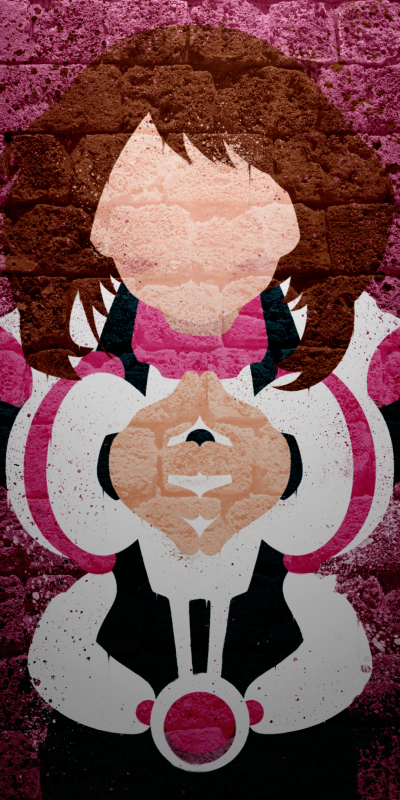 Anime My Hero Academia, Ochaco Uraraka, 1080x2160