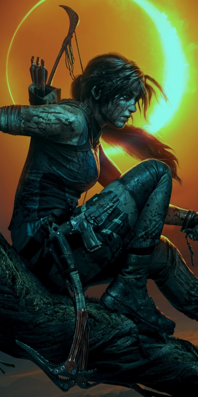 Video Game Shadow of the Tomb Raider, Lara Croft, 1080x2160