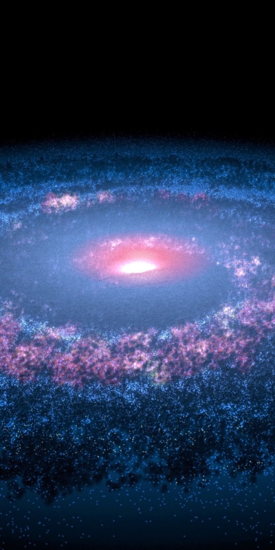 Sci Fi Galaxy, Blue, Space, Stars, 1080x2160