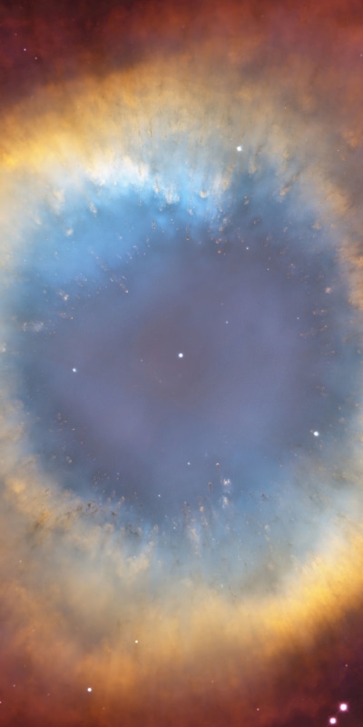 Sci Fi Nebula, Helix Nebula, Space, 1080x2160