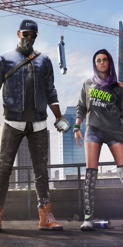 Video Game Watch Dogs 2, 1080x2160