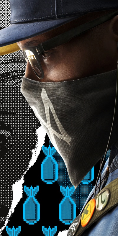 Video Game Watch Dogs 2, Marcus Holloway, 1080x2160