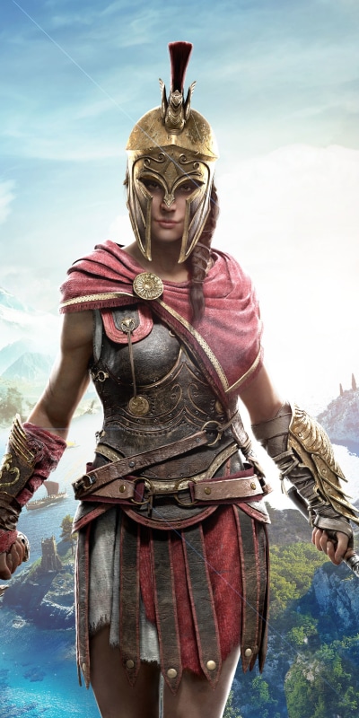 Video Game Assassins Creed Odyssey, 1080x2160