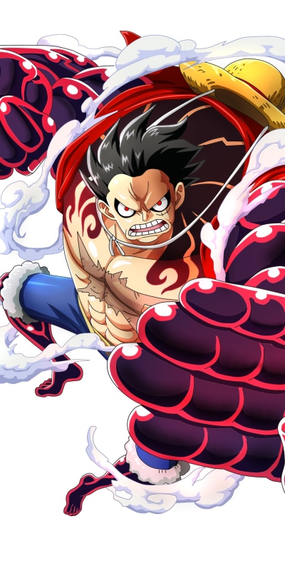 Anime One Piece, Monkey D. Luffy, 1080x2160