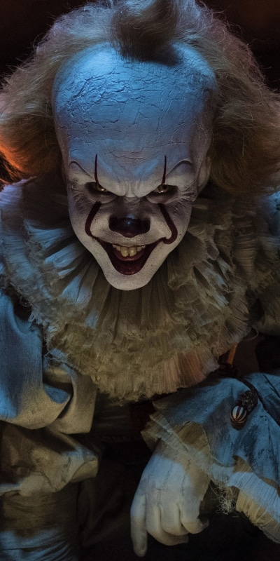 Movie It (2017), Stephen King, Pennywise (It), It (Movie), Scary, Clown, 1080x2160
