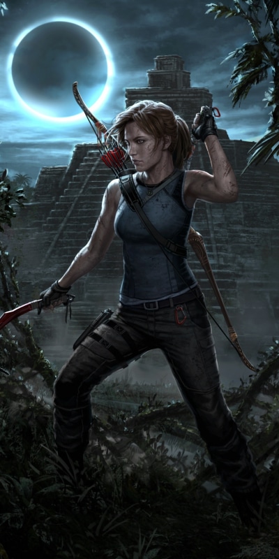 Video Game Shadow of the Tomb Raider, 1080x2160
