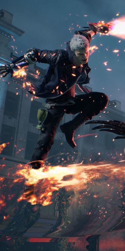 Video Game Devil May Cry 5, Nero (Devil May Cry), 1080x2160