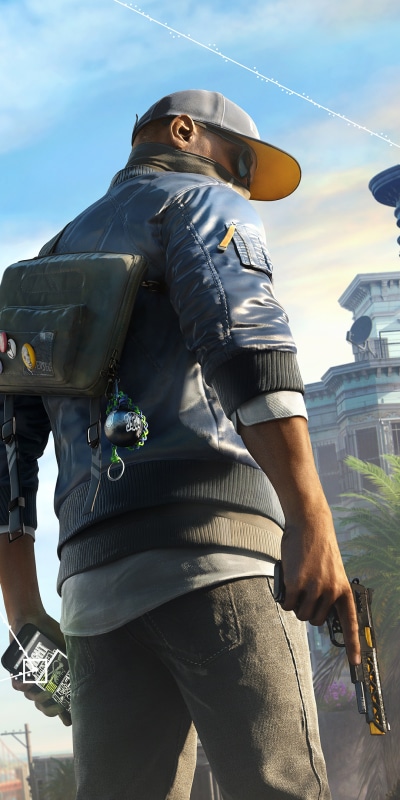 Video Game Watch Dogs 2, Marcus Holloway, Watch Dogs, 1080x2160