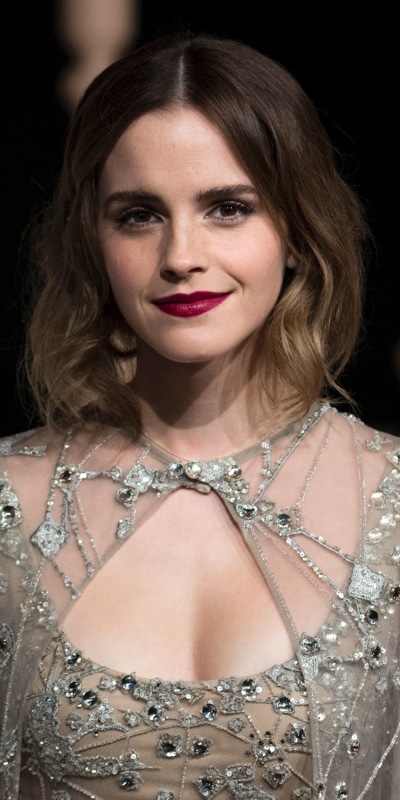 Celebrity Emma Watson, Brunette, English, British, Actress, Lipstick, 1080x2160