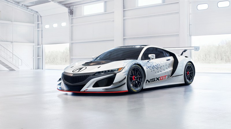 Acura NSX GT 3, NYIAS 2016, white
