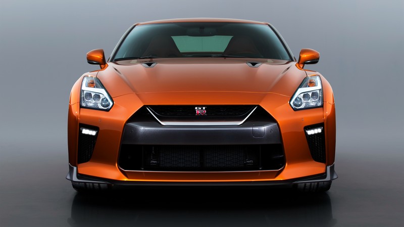 Nissan GT R, NYIAS 2016, supercar, orange
