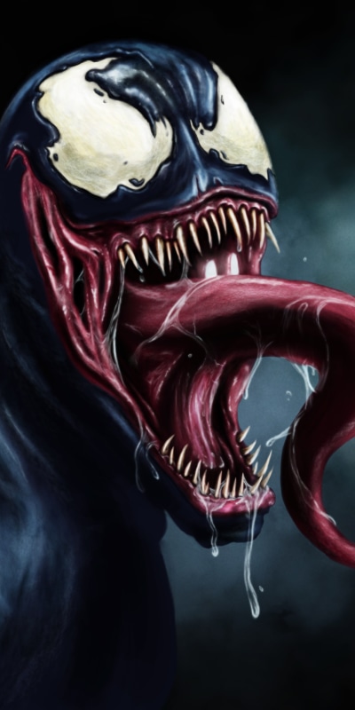 Comics Venom, Dark, Scary, Creepy, 1080x2160