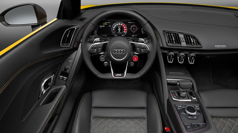 Audi R8, NYIAS 2016, supercar, interior
