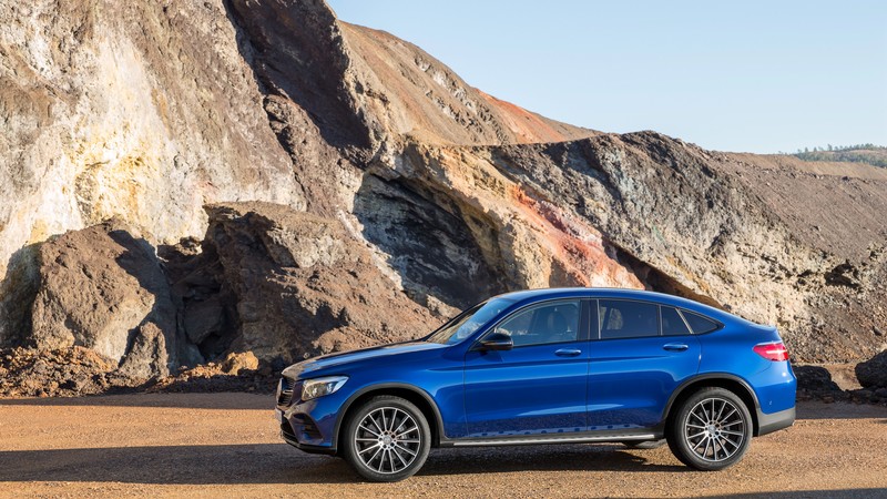 Mercedes-Benz Glc Amg Line, NYIAS 2016, blue