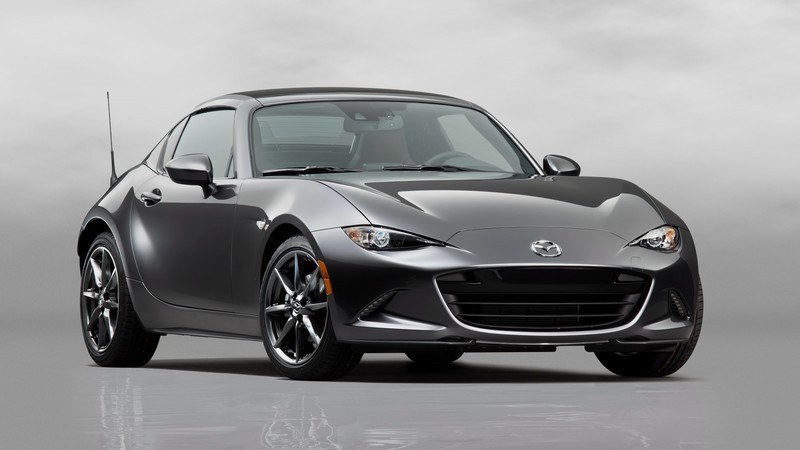 Mazda MX-5 RF, NYIAS 2016, roadster, silver