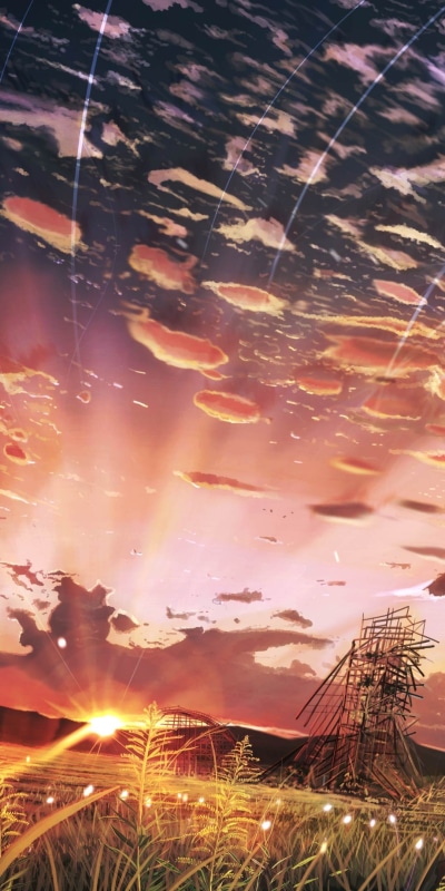 Anime Sunset, Cloud, Scenic, Sky, 1080x2160