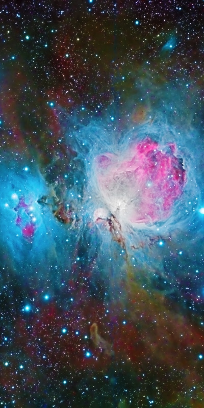 Sci Fi Nebula, Stars, Colorful, Colors, Space, 1080x2160