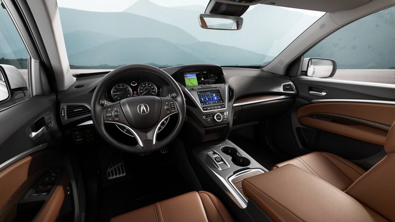 Acura MDX, NYIAS 2016, hybrid, crossover, white