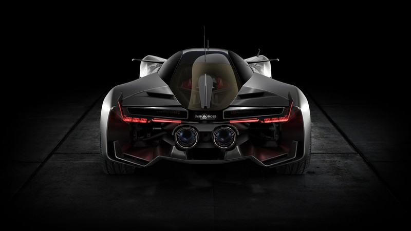 Bell & Ross AeroGT, supercar, hypercar, silver