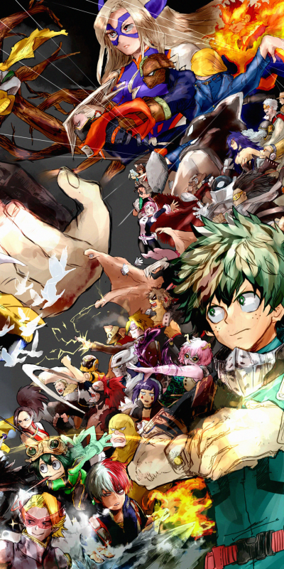 Anime My Hero Academia, 1080x2160