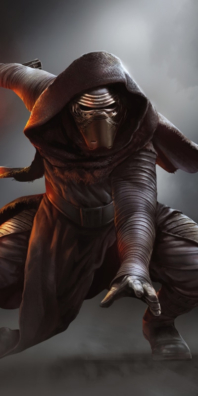 Movie Star Wars Episode VII: The Force Awakens, Kylo Ren, Star Wars, 1080x2160