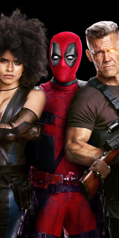 Movie Deadpool 2, Josh Brolin, Deadpool, Cable (Marvel Comics), 1080x2160