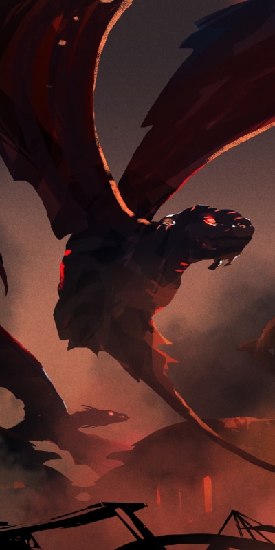 Fantasy Dragon, 1080x2160