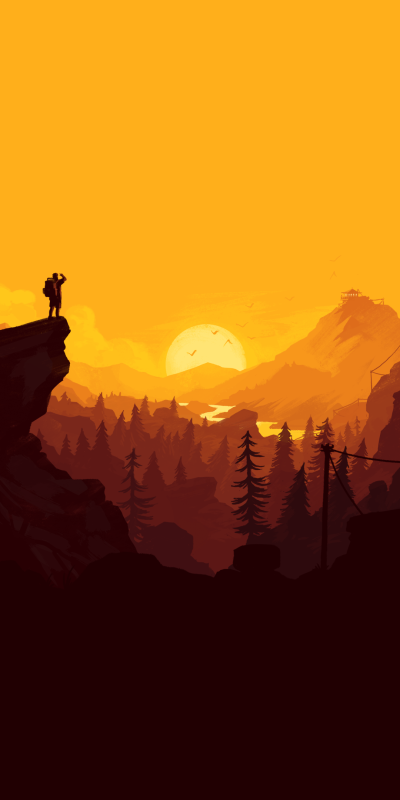 Video Game Firewatch, 1080x2160