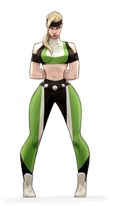 Video Game Mortal Kombat, Sonya Blade, 1080x1920