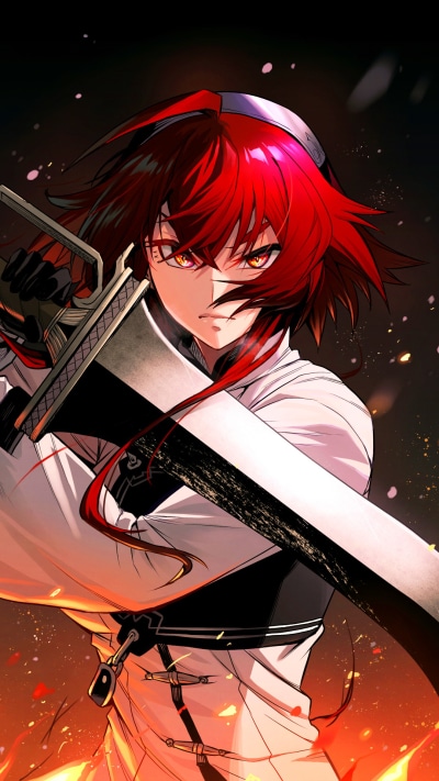 Anime Mushoku Tensei: Jobless Reincarnation, Eris Boreas Greyrat, 1080x1920