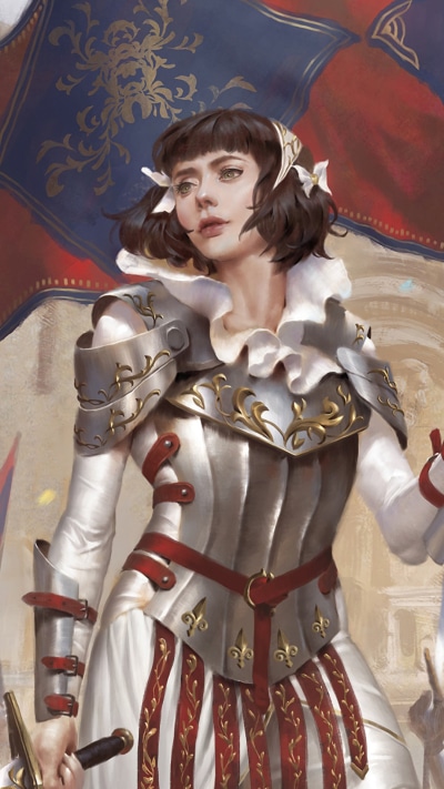 Fantasy Knight, Woman Warrior, Short Hair, Brown Hair, Joan Of Arc, 1080x1920