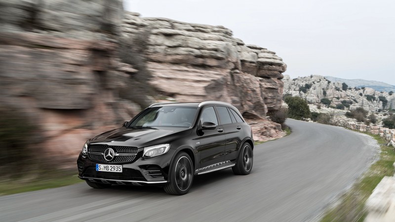 Mercedes-AMG GLC 43, 4MATIC (X253), NYIAS 2016, crossover, black
