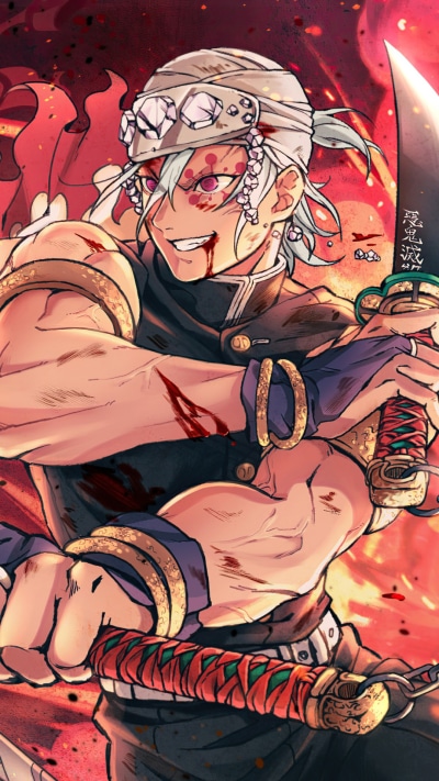Anime Demon Slayer: Kimetsu no Yaiba, Tengen Uzui, 1080x1920