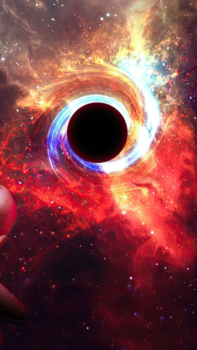 Sci Fi Black Hole, Space, 1080x1920