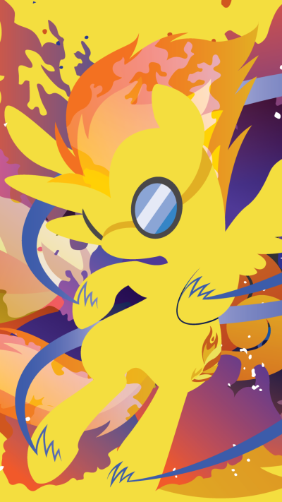 TV Show My Little Pony: Friendship is Magic, Spitfire (My Little Pony), Minimalist, 1080x1920