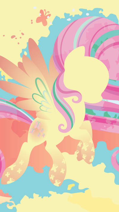 TV Show My Little Pony: Friendship is Magic, Minimalist, Fluttershy (My Little Pony), 1080x1920