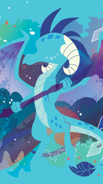 TV Show My Little Pony: Friendship is Magic, Princess Ember (My Little Pony), Minimalist, 1080x1920