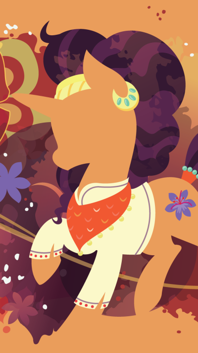 TV Show My Little Pony: Friendship is Magic, Saffron Masala (My Little Pony), Minimalist, 1080x1920