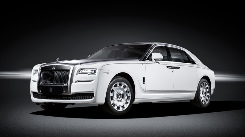 Rolls-Royce Ghost Eternal Love, luxury cars, white