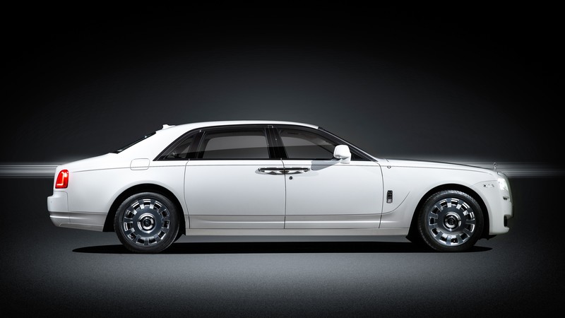 Rolls-Royce Ghost Eternal Love, luxury cars, white